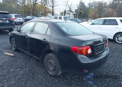 2009 Toyota Corolla Le z USA, uszkodzony, nr VIN 2T1BU40E59C167232